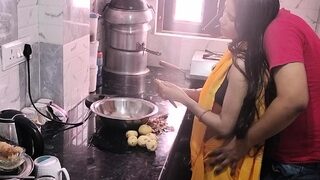 Hot Desi Bhabhi Kitchen Sex With Husband